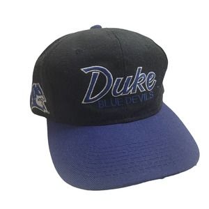 Vintage  Duke Blue Devils Script Hat Sports Specialties